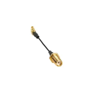 Pigtail MMCX male angled to SMA female straight, 65mm / PA1530