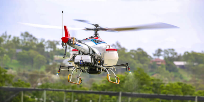 Yamaha FAZER R unmanned agricultural helicopter